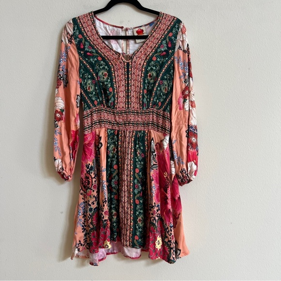 Farm Rio Topanga Floral Mini Dress - Picture 2 of 3